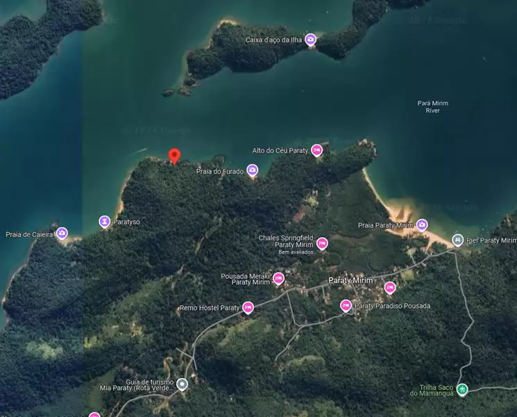 Sítio 02 – Maravilhoso sítio frente ao mar a venda no Paraty Mirim